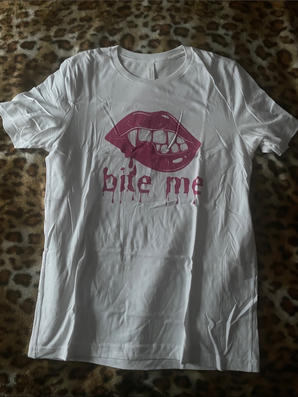 Bella Canvas White Short-Sleeve Crewneck Tee